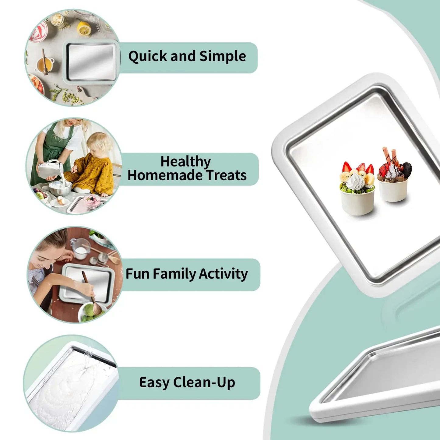 FrostRoll Pro – DIY Rolled Ice Cream Maker