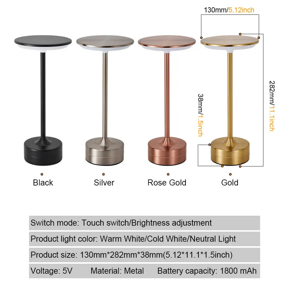 Luxury Touch LED Table Lamp
